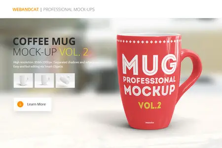 CreativeMarket - Coffee Mug Mockup vol.2