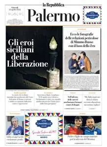 la Repubblica Palermo - 25 Aprile 2024