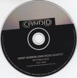 Kenny Barron & John Hicks - Rhythm-A-Ning (1989) {Candid CCD 79044}