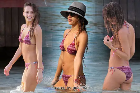 Jessica Alba - Bikini candids in St. Barts March 4, 2013 Part 2