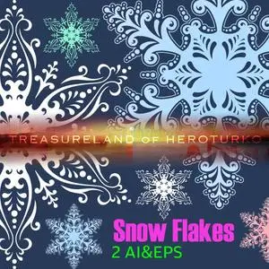 Fascinating Snow Flake Vectors