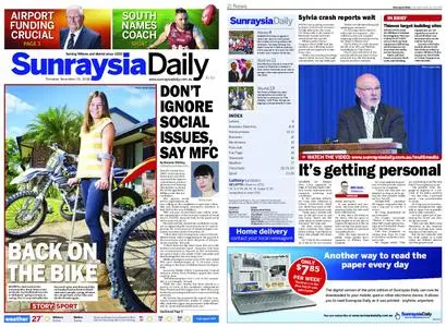 Sunraysia Daily – November 15, 2018