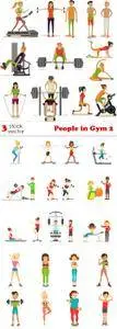 Vectors - People in Gym 2