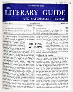 New Humanist - The Literary Guide, November 1944