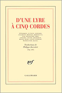 D'une lyre à cinq cordes - Philippe Jaccottet