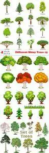 Vectors - Different Shiny Trees 15