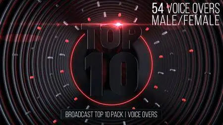 Broadcast Top 10 Pack - Voice Overs - Project for After Effects (VideoHive)