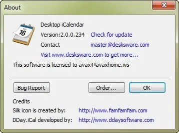 Desksware Desktop iCalendar 2.0.0.234