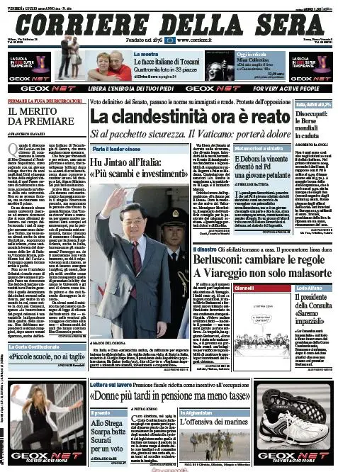 Il Corriere della Sera (03-07-09)