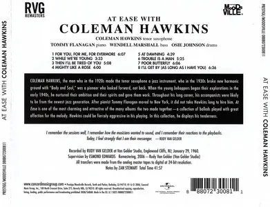 Coleman Hawkins - At Ease With Coleman Hawkins (1960) {2006 Prestige RVG Remasters Series}