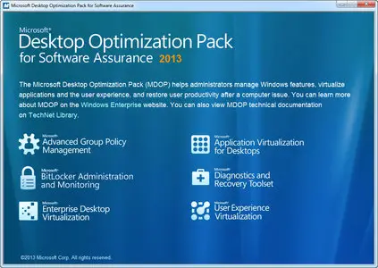 Microsoft Desktop Optimization Pack for Software Assurance 2013 ISO