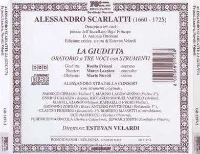Estevan Velardi, Alessandro Stradella Consort - Alessandro Scarlatti: La Giuditta (1995)