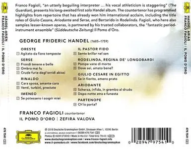 Franco Fagioli, Il Pomo d'Oro, Zefira Valova - George Frideric Handel Arias (2018)