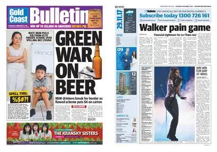 The Gold Coast Bulletin – November 29, 2017