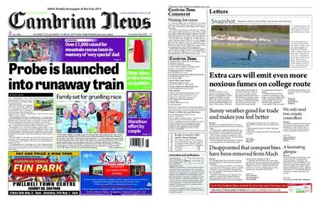 Cambrian News Arfon & Dwyfor – 10 May 2019