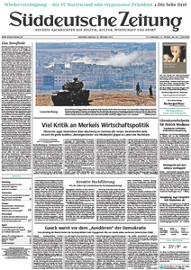 Süddeutsche Zeitung vom Freitag, 10. Oktober 2014