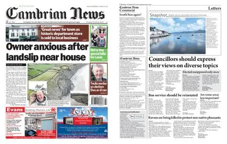 Cambrian News Arfon & Dwyfor – 26 October 2018