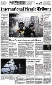 International Herald Tribune Asia from Wednesday, 12. June 2013