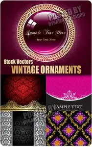 Vintage Ornaments - Stock Vectors