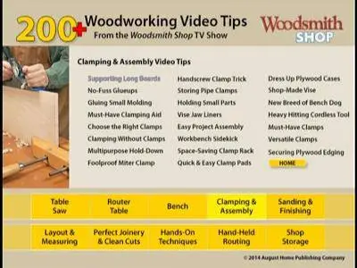 Woodsmith Shop 200+ Woodworking Video Tips & Techniques DVD