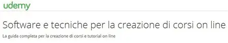 Software e tecniche per la creazione di corsi on line