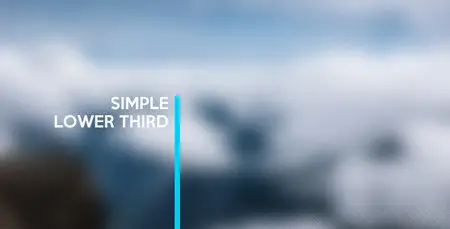 Simple Lower Third - Project for After Effects (Videohive)