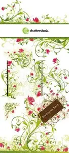 SS Grunge Floral Background