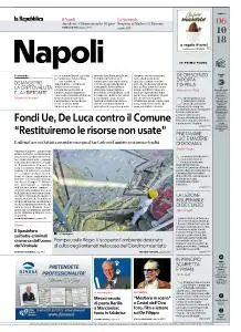la Repubblica Napoli - 6 Ottobre 2018