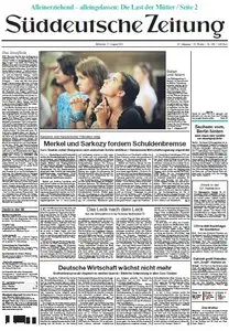 Süddeutsche Zeitung vom 17 August 2011