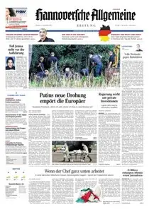 Hannoversche Allgemeine Zeitung - 03.09.2014