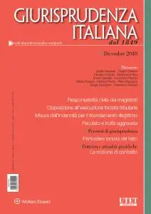 Giurisprudenza Italiana - Dicembre 2018