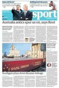 The Guardian Sports supplement  01 December 2017