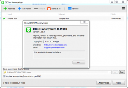 DICOM Anonymizer 1.11.0
