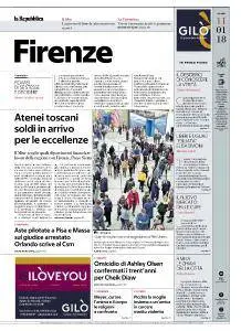 la Repubblica Firenze - 11 Gennaio 2018