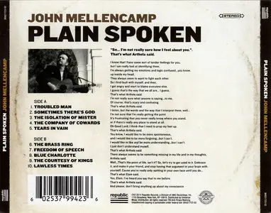 John Mellencamp - Plain Spoken (2014)