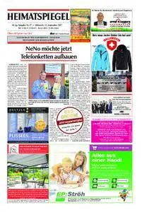 Heimatspiegel - 13. September 2017
