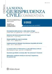 La Nuova Giurisprudenza Civile Commentata - Giugno 2022