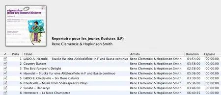 René Clemencic & Kopkinson Smith - Répertoire pour les jeunes flûtistes, Vol. 1 (LP / FLAC)