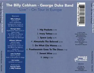 The Billy Cobham / George Duke Band - Live On Tour In Europe (1976) {Wounded Bird}