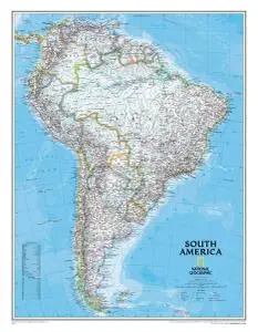 National Geographic South America Map