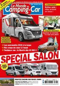 Le Monde du Camping-Car - octobre 2018
