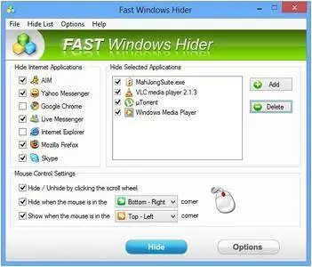 Fast Windows Hider 5.9.2.120