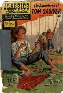 Classics Illustrated 050 The Adventures Of Tom Sawyer Mark Twain