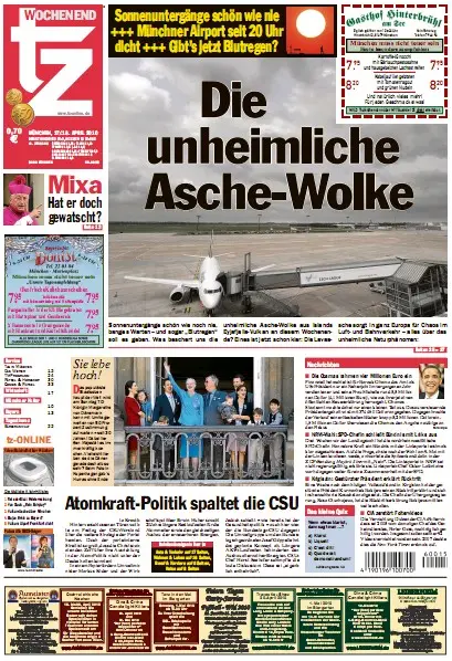 TZ München Wochenendausgabe vom 17./18. April 2010