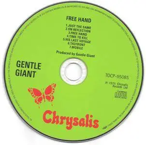 Gentle Giant - Free Hand (1975) [2012, CD & DVD, Chrysalis TOCP-95085]