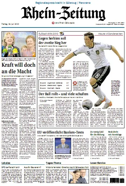 Rhein-Zeitung Koblenz vom 18. Juni 2010