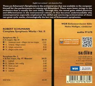 Heinz Holliger - Schumann: Complete Symphonic Works, Vol. II (2014) [Official Digital Download 24/48]