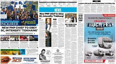Philippine Daily Inquirer – April 07, 2018