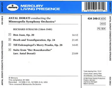 Richard Strauss – Antal Dorati Conducts Richard Strauss (1955 & 1958)