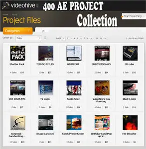 VideoHive AE 400 Project Packed